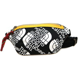 GUCCI NORTH FACE Collaboration Body Bum Crossbody Belt Bag Black White